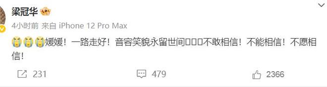 辛柏青悲痛发文赵丽颖等多位明星悼念冰球突破技巧演员朱媛媛患癌去世丈夫(图19)
